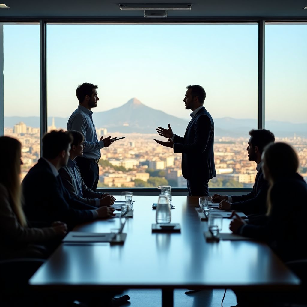 Presentación a clientes en Barcelona
